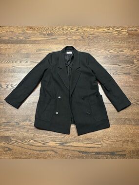 AYR Black Double-Breasted Women's Blazer